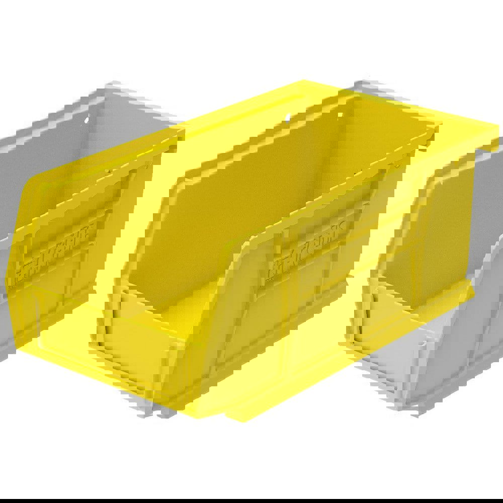 Plastic Hopper Stacking Bin: Yellow